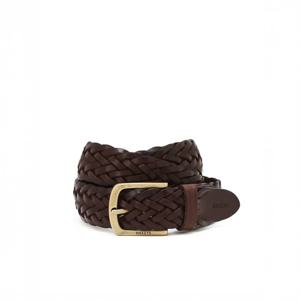 [헤지스] 남성 위빙 레더 비조벨트 HZBE5F904W2