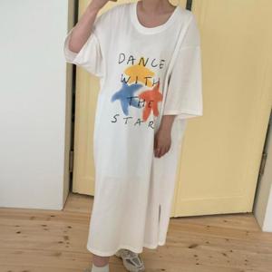 빅사이즈 507 스타스오버박스원피스 DMOV006