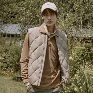 라코스테 공식 남성 다이아 퀼팅 다운 베스트 BH282E-55N 02S