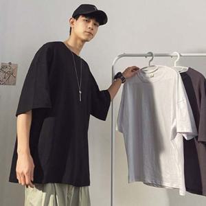 빅사이즈반팔 베이직 오버핏 반팔티셔츠 DS-AL790