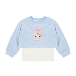 [프렌치캣(정상)]BL 골지 레이어드 티셔츠(Q55DBT180)