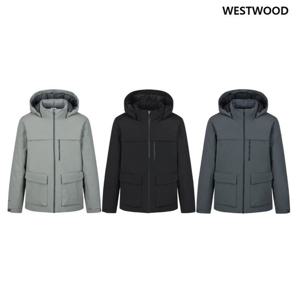 [웨스트우드] 남성 유틸리티 미들 덕다운 패딩자켓 (3컬러) WP4MCDM125