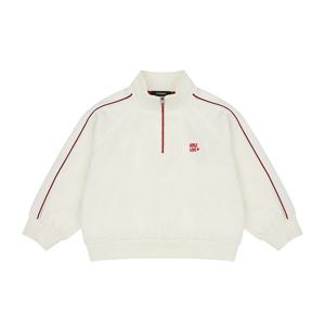 [티파니(정상)]IV 배색 반집업 티(T55KBT040)