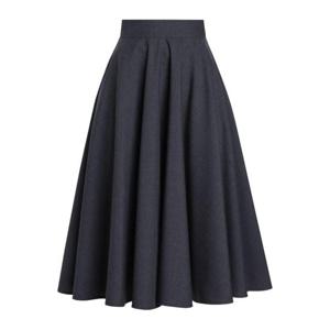 돌체앤가바나 플리츠 미디 스커트 F4C2ITFU286