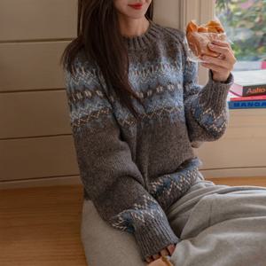 [캔마트] 버즈 노르딕 루즈핏 니트