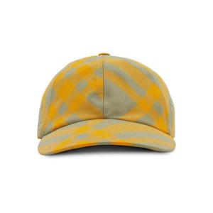 버버리 체크 패턴 베이스볼 캡 모자 8079478