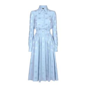 돌체앤가바나 DNA 모노그램 자카드 셔츠 드레스 F6ARQTFJ1JO