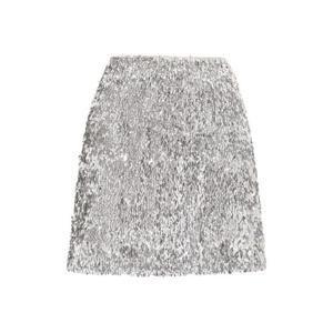 돌체앤가바나 시퀸 미니 스커트 F4DADTFLSMC