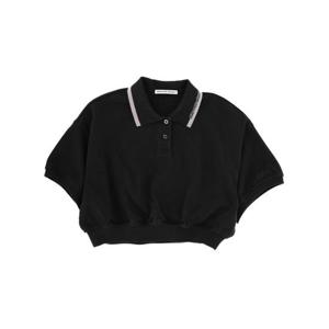 티바이알렉산더왕 폴로 티셔츠 4CC1261207 001 BLACK