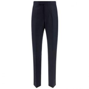 THOM BROWNE 톰브라운 25FW 클래식핏 RWB 탭 수퍼 120수 트윌 울 백스트랩 팬츠 (MTC001A 00626 415)