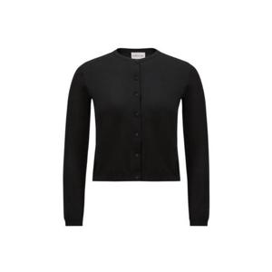 몽클레어 자수 로고 코튼 가디건 블랙 9B00035 M6440 999