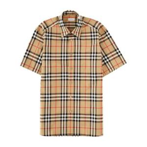 버버리 체크 코튼 셔츠 8079587 A7028 MULTICOLOUR