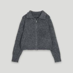 [코데즈컴바인]부클 카라넥 니트 집업 CKD-PJ005WA