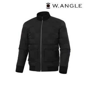 [와이드앵글]  WMW22542Z1  남성 CF 체커보드 튜브 다운자켓 (Black)