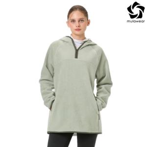 뮬라웨어 여성 힙 커버 폴라플리스 아노락 AWWEAK101-YDP