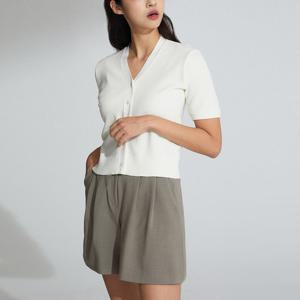 [미쏘]볼륨소매 반팔 가디건 (MIWCKC924T-T)