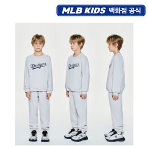 [MLB키즈PG] 스트릿 베이직 우븐 아동 맨투맨세트 7AS2B0556-07GRP