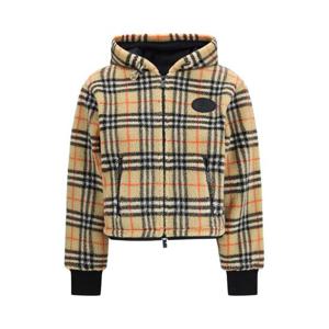버버리 체크 패턴 후드 재킷 8118929