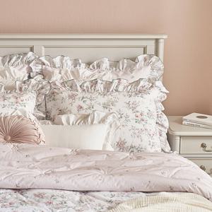 로라애슐리 마리엔 바이오워싱 60수 고밀도 면 베개커버 L 50X70