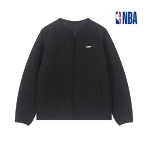 [NBA]N245PJ159P GR 남여공용 엔비에이 경량 퀼팅 이너 점퍼 자켓 블랙 라운드넥