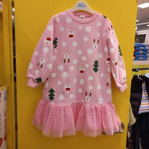 리틀밥독 HC11 눈사람전판원피스 B214MOP06