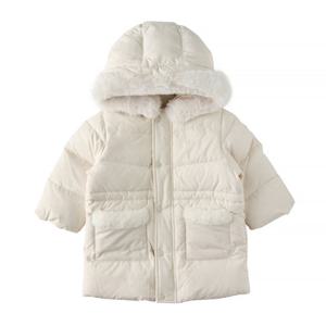 [밍크뮤](CR)FUR배색롱다운점퍼 35C14-114-06