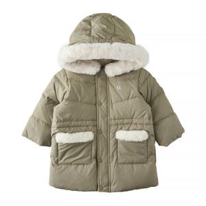 [밍크뮤](KH)FUR배색롱다운점퍼 35C14-114-07