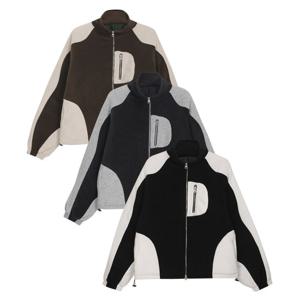 [모로엠] 맨즈 센스있는 배색 집업 플리스 RM-JUW-Q018