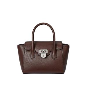 [LAUREN RALPH LAUREN] 라프리마 여성 숄더 백 Tnnr Sm SchlSatchelSmall 431969349007 Dark Brown /8