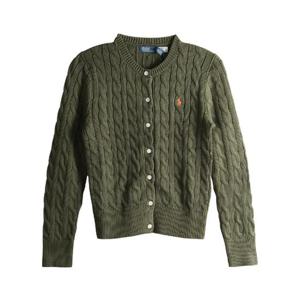 26SS 폴로 랄프 로렌 Bottle 그린 코튼 가디건 211971868500