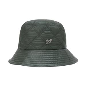 여성 로고 퀼팅 패딩 버킷햇 (421D4CP512)