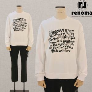 FW 화이트 가을겨울 두툼한 면100 맨투맨 티셔츠 RPCMTT02AJD