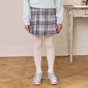 [로엠걸즈(아동)]버클 체크 주름스커트치마 RGWH25T1P