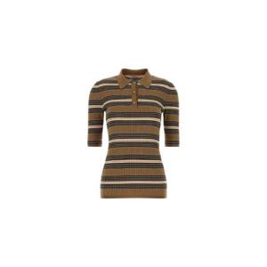 프라다 스트라이프 반팔 폴로 셔츠 P24R2USOOO17KJ F0040 TP962006145