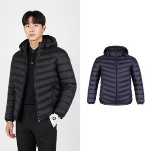 럭스골프 남성 디테처블 후드 경량 패딩 점퍼 JP25W815