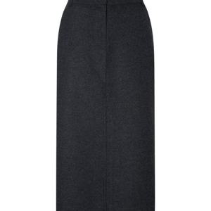 헤지스레이디스  (HSSK5D104) 멜란지 울혼방 밴딩스커트