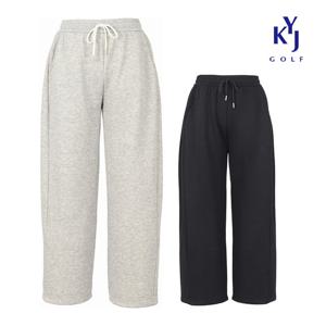 겨울 옆주름 기모 벌룬 여성 와이드 스윗팬츠 DPWLSL06