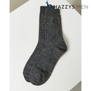 헤지스 남성 (HZSS6E102) 패턴 면혼방 장목양말