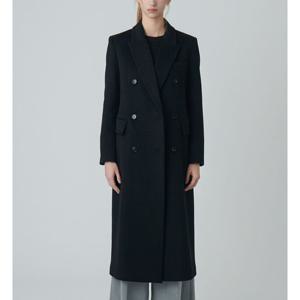 [샤틴]모, 케시미어 혼방 더블 모던 롱코트S244S701A