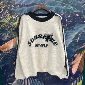 [르니앤맥코이]소매레이스리본브로치니트MN01KN601_IC