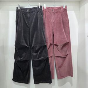[더데이걸]코듀로이 와이드 투턱 팬츠 TGTA25W02