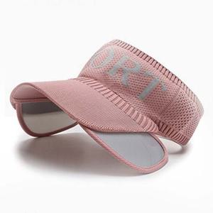 사이드 챙 조절 여성썬캡 (핑크)