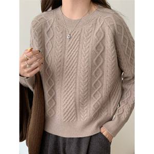 [예쎄][예쎄] 두툼 트위스트 루즈핏 니트  S4WKN050A