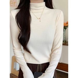 [예쎄][예쎄] 슬림 반목 잔골지 이너 니트티  S4WTS005A