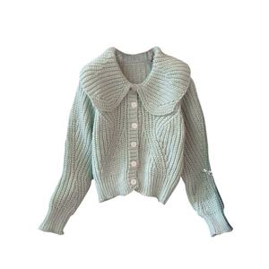 [예쎄][예쎄] 둥글 카라 크롭 니트 가디건  S4WCD060A