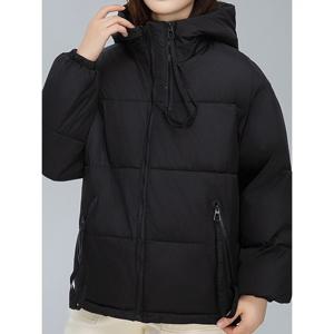 [예쎄][예쎄] 지퍼스트랩 장식 스트링 숏패딩  S4WJP100A