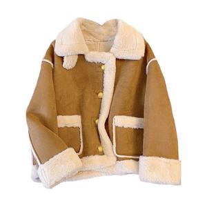 [예쎄][예쎄] 올 에코퍼 안감 버튼 숏코트  S4WCT078A