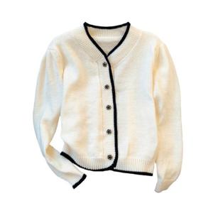 [예쎄][예쎄] 아웃라인 포인트 솔리드 가디건  S3WKN038A