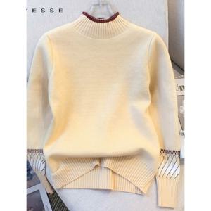 [예쎄][예쎄] 하이넥 소매패턴 기모 니트  S3WKN040A