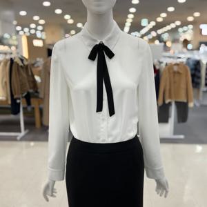 [숲]셀리아 타이배색 긴팔 블라우스 SCRLS91A